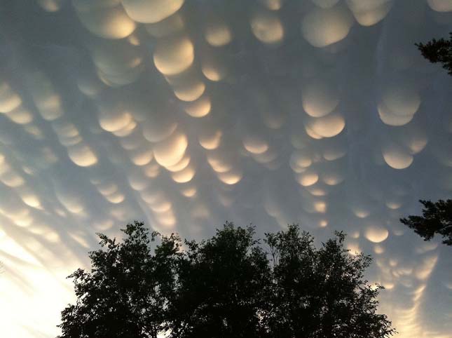 Mammatus, ritka felhőképződmény