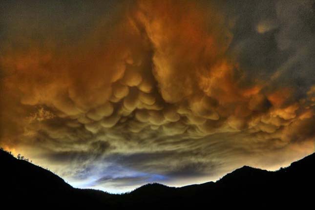 Mammatus, ritka felhőképződmény