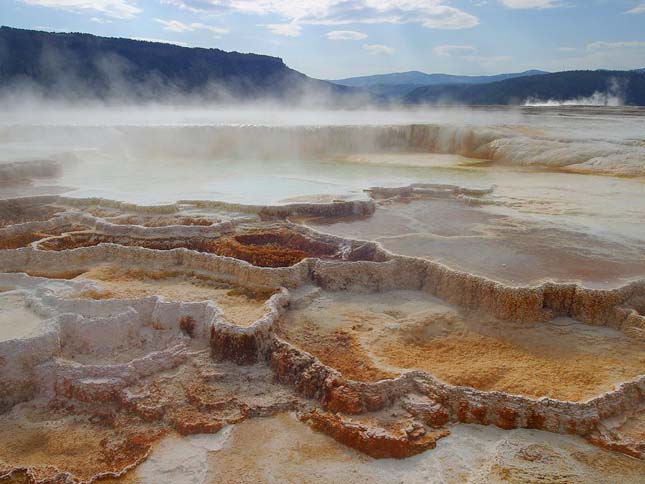 Minerva terasz, Yellowstone Nemzeti Park