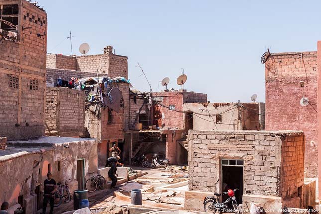Bőrgyár Marokkóban