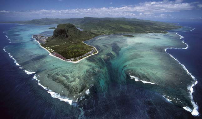 Vízalatti vízesés, Mauritius