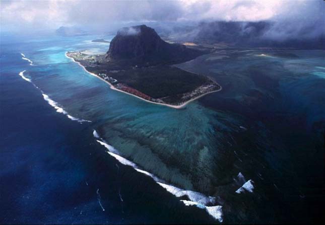 Vízalatti vízesés, Mauritius