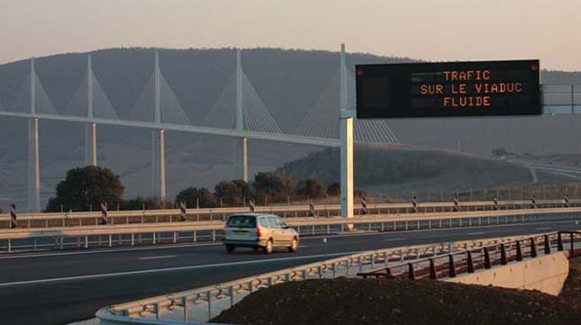 Millau-i Viadukt, a leghosszabb ferdekábeles híd a világon