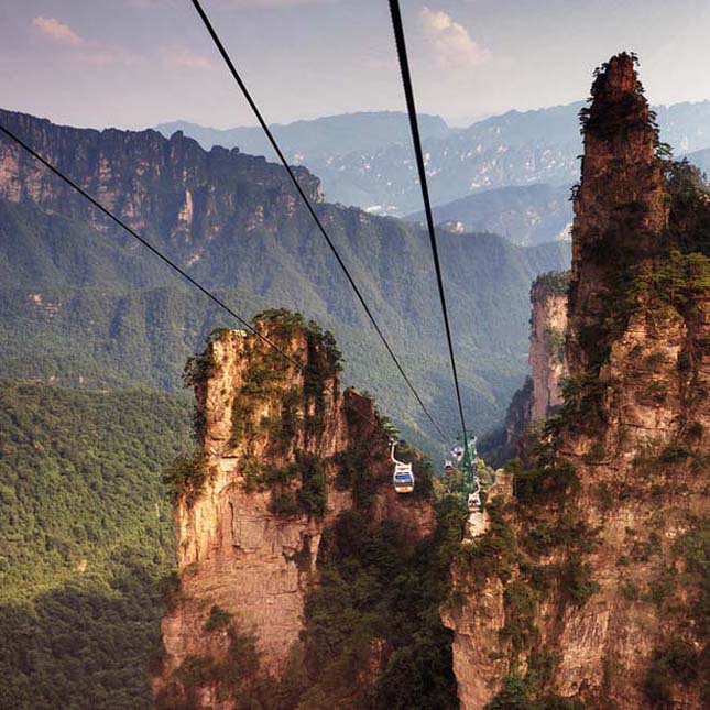 Zhangjiajie Nemzeti Park, az UNESCO Világörökség része