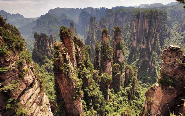 Zhangjiajie Nemzeti Park, az UNESCO Világörökség része