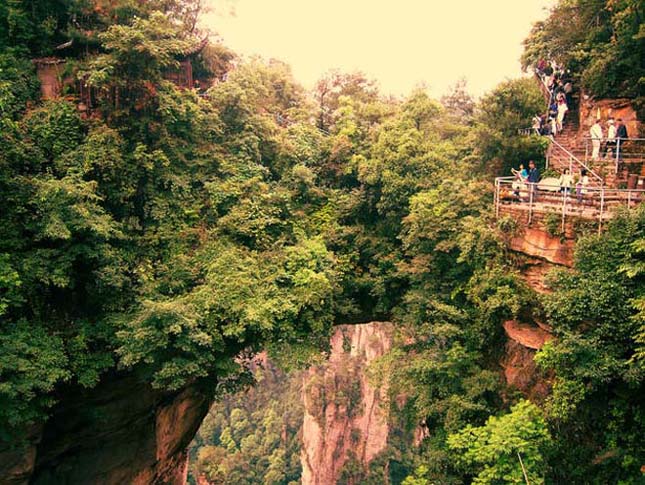 Zhangjiajie Nemzeti Park, az UNESCO Világörökség része