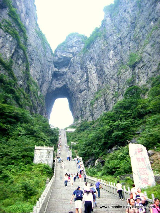 Zhangjiajie Nemzeti Park, az UNESCO Világörökség része