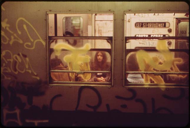 New York-i metró a 70-es években