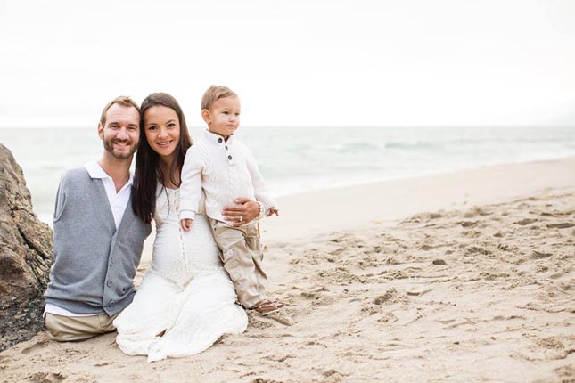 Nick Vujicic és felesége