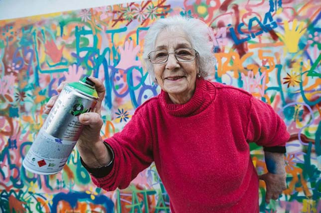 Nyugdíjas graffitisek