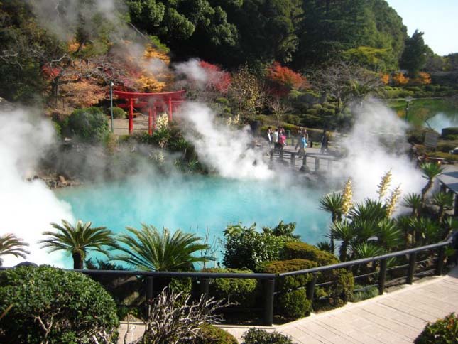 Vulkanikus gyógyfürdők Japánban