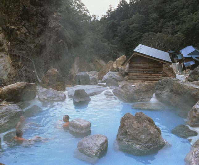 Vulkanikus gyógyfürdők Japánban