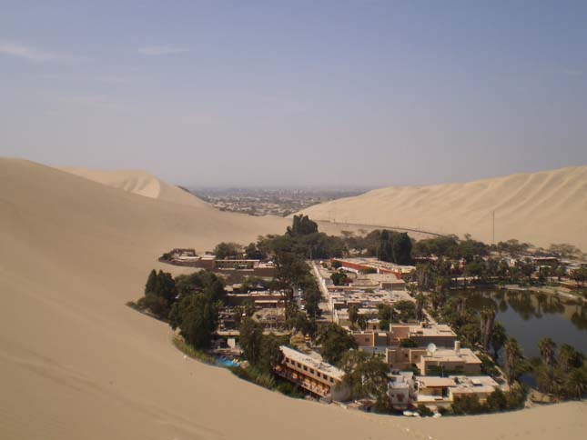 Huacachina oázis, Peru