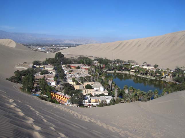 Huacachina oázis, Peru