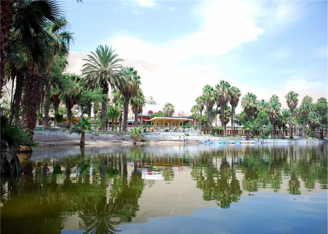 Huacachina oázis, Peru