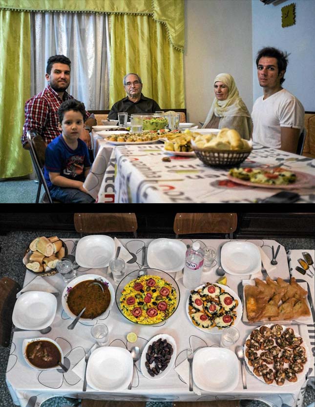 Muszlimok étkezése Ramadán idején