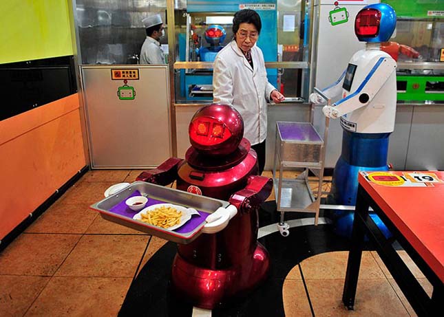 Robot étterem, Kína