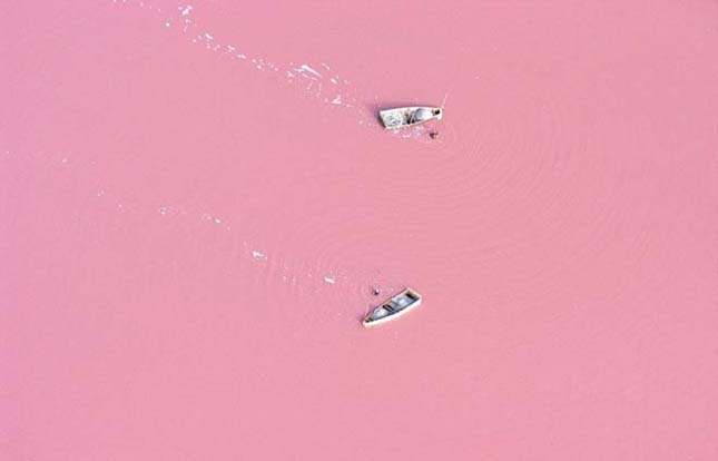 A legszebb rózsaszín tavak