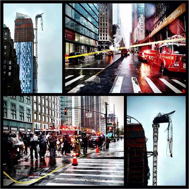 Katasztrófafilmbe illő képek New Yorkból