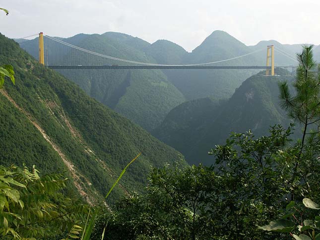 Siduhe river függőhíd, Kína