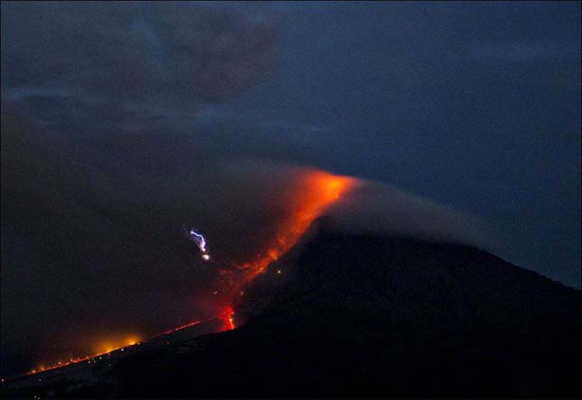 Sinabung vulkán