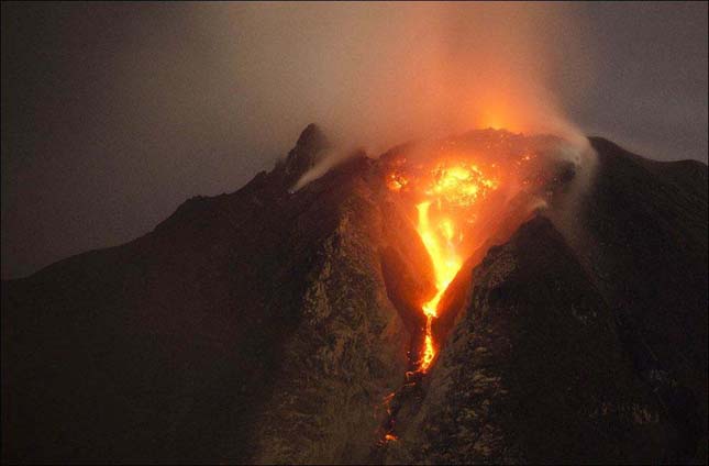 Sinabung vulkán