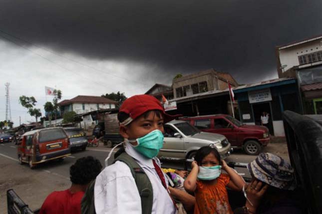 Sinabung vulkán