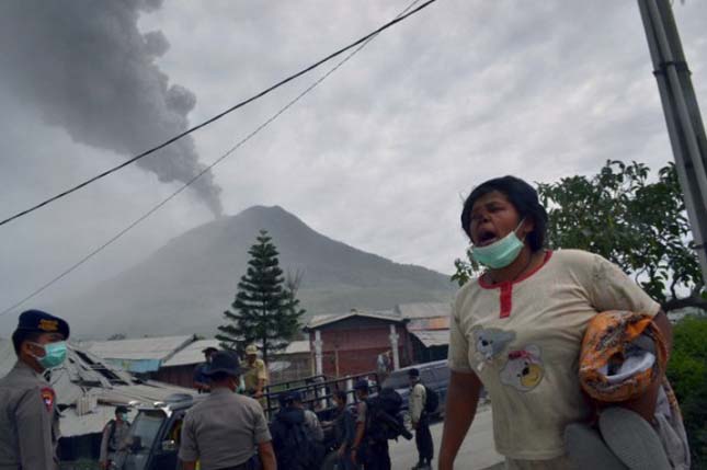 Sinabung vulkán