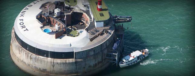 Spitbank Fort, erődből szálloda