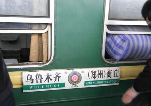 Szemét a Kínai vonatokon