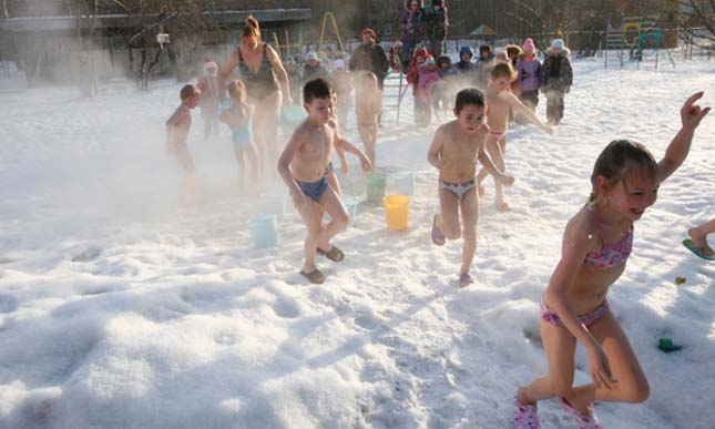 Immunerősítés egy szibériai óvodában