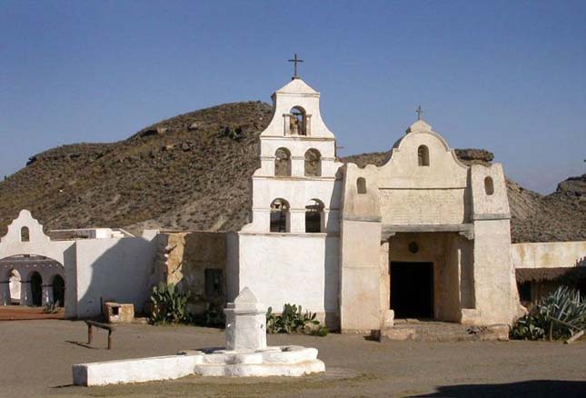 Western film díszletek a Tabernas-sivatagban