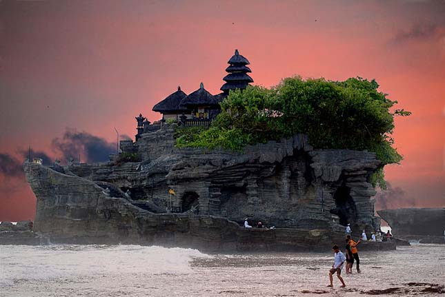 Tanah Lot templom, Bali