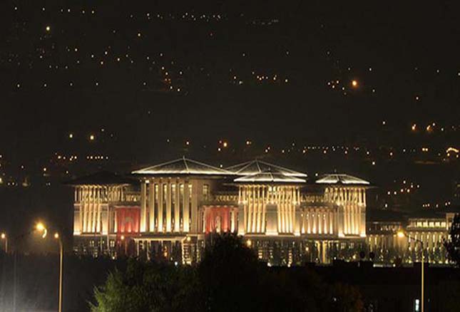 A török elnök palotája
