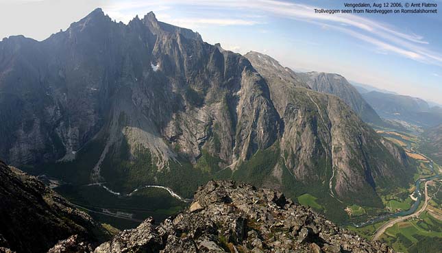 Trollveggen, Norvégia