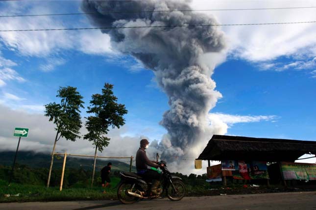 Sinabung vulkán