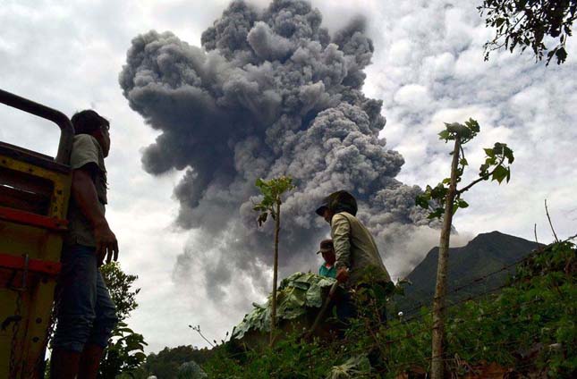 Sinabung vulkán