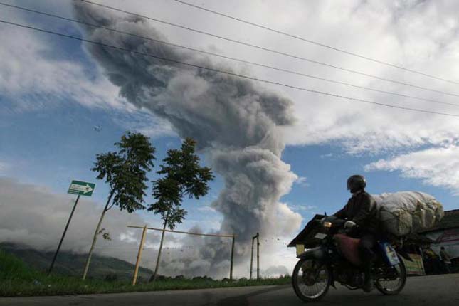 Sinabung vulkán