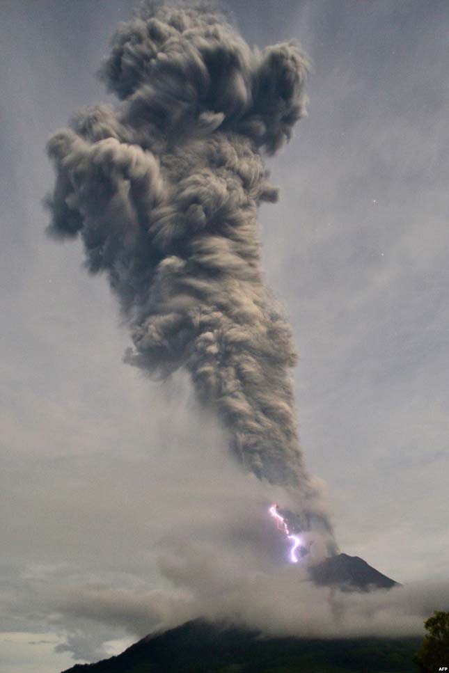 Sinabung vulkán