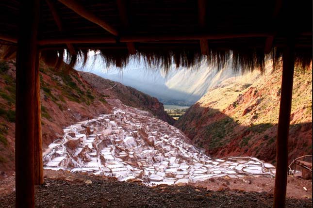 Sóteraszok Urubamba vidékén