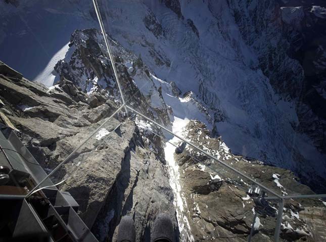 Üvegkilátó, Mont Blanc