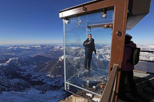 Üvegkilátó, Mont Blanc