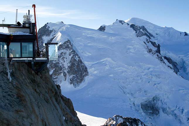 Üvegkilátó, Mont Blanc