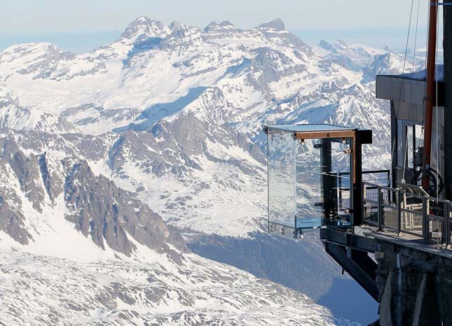 Üvegkilátó, Mont Blanc