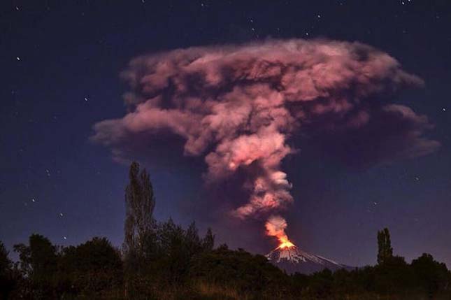 Villarrica vulkán