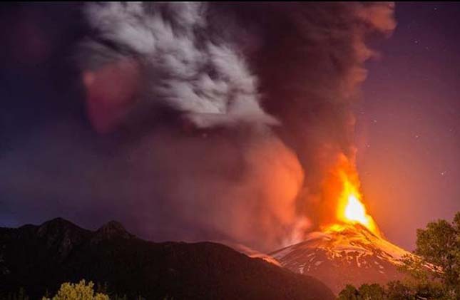 Villarrica vulkán