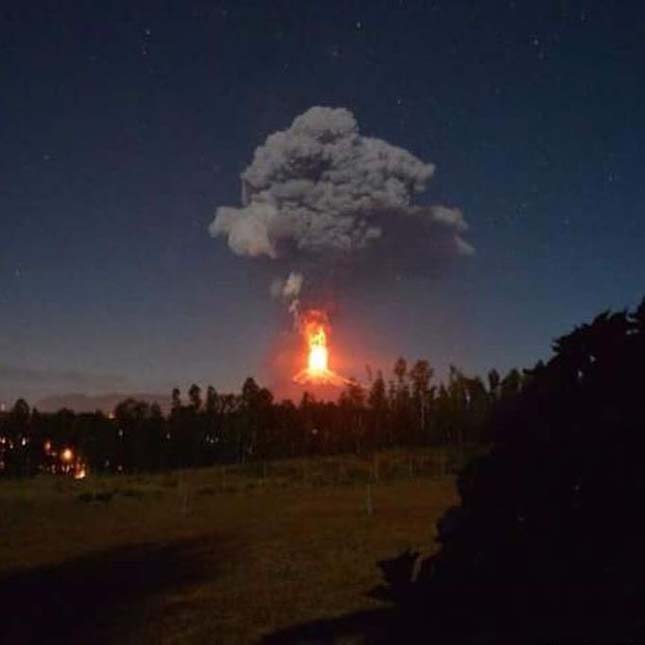 Villarrica vulkán