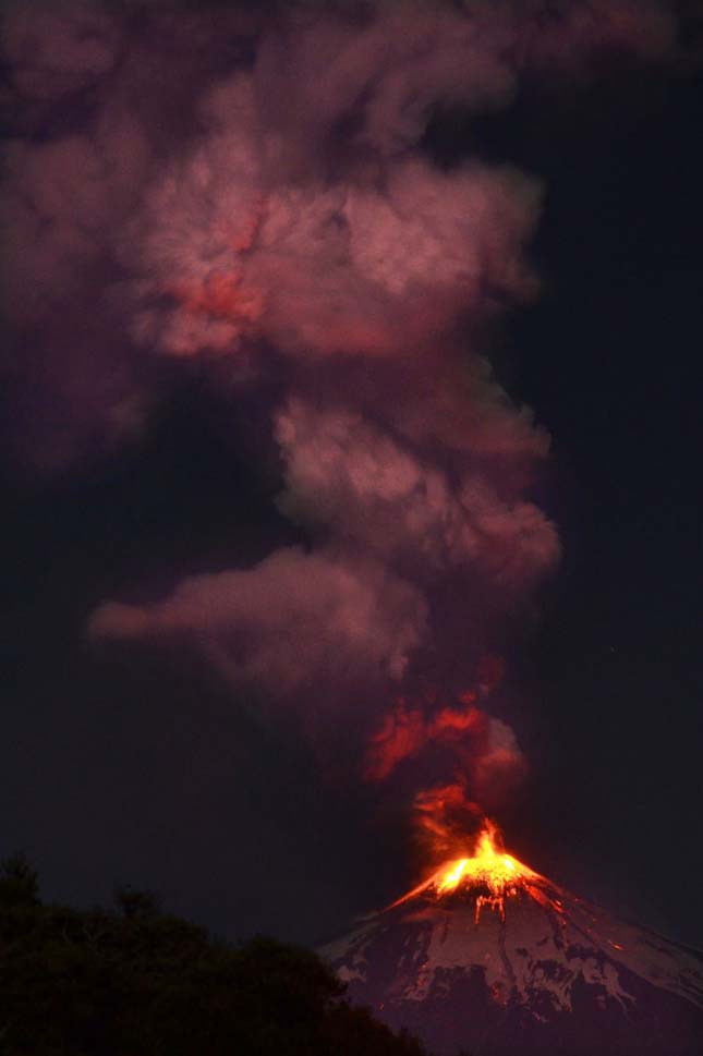 Villarrica vulkán