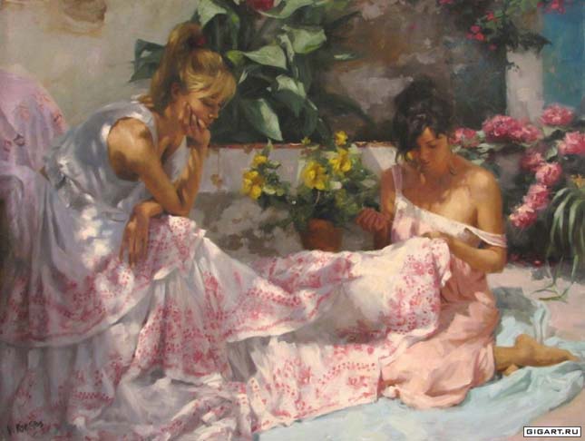 Vicente Romero Redondo festményei