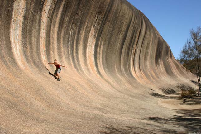 Wave Rock, hullámszikla Ausztráliában